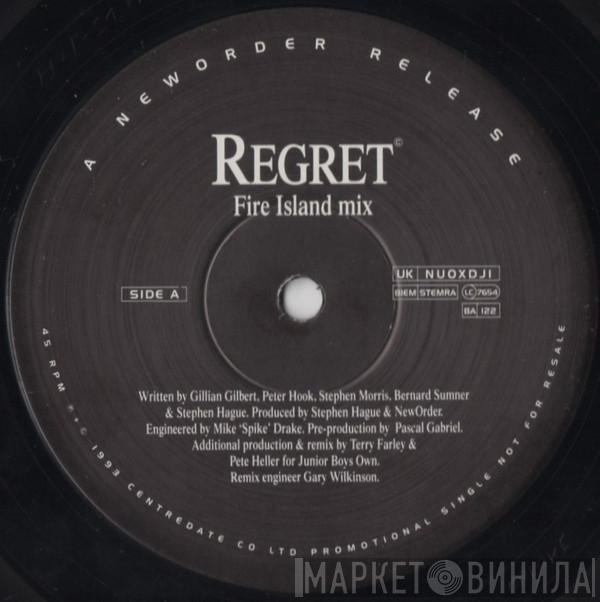  New Order  - Regret