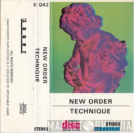  New Order  - Technique