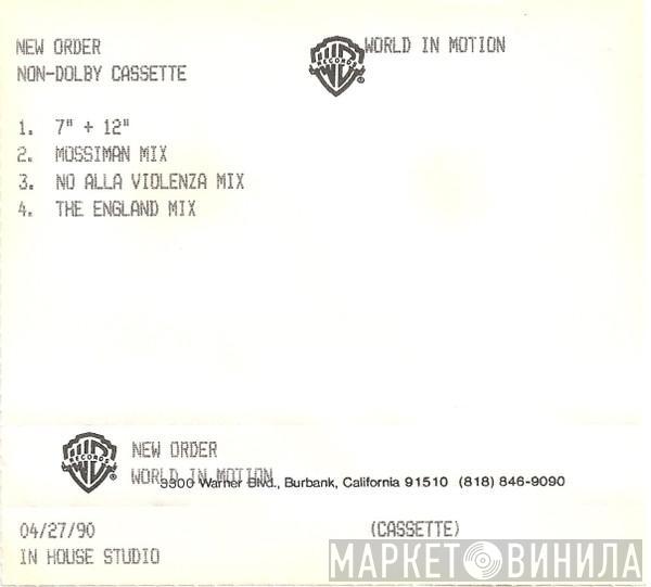  New Order  - World In Motion