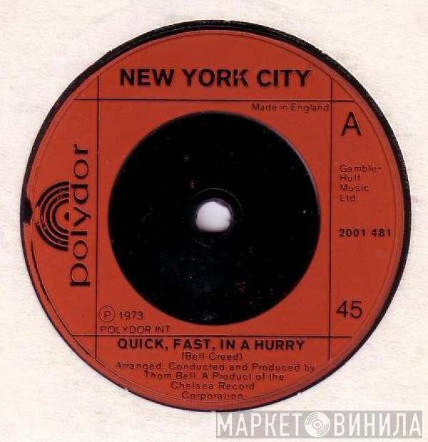 New York City - Quick, Fast, In A Hurry