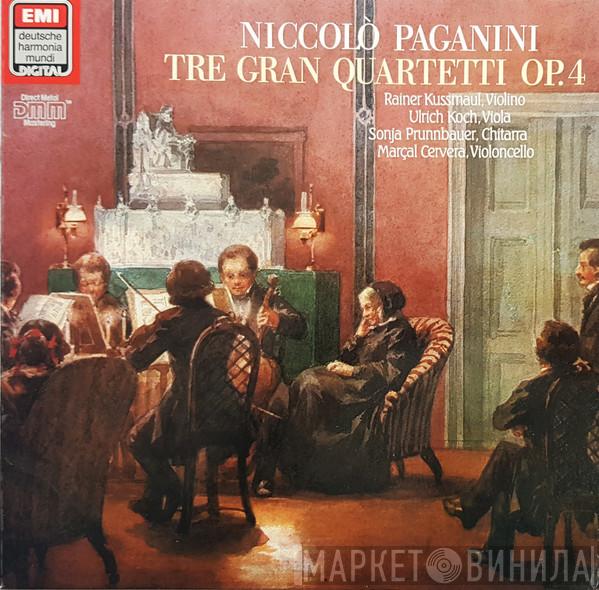 - Niccolò Paganini , Rainer Kussmaul , Ulrich Koch , Sonja Prunnbauer  Marçal Cervera  - The Gran Quartetti Op.4