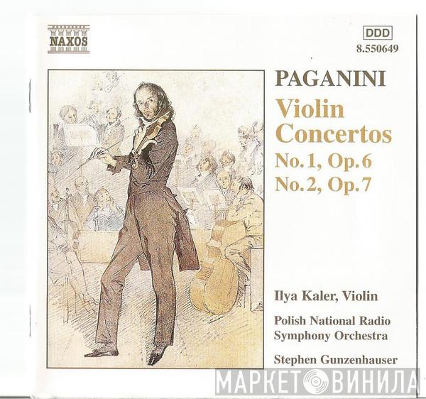 Niccolò Paganini, Wielka Orkiestra Symfoniczna Polskiego Radia I Telewizji, Stephen Gunzenhauser - Violin Concertos No 1, Op. 6  & No. 2, Op. 7