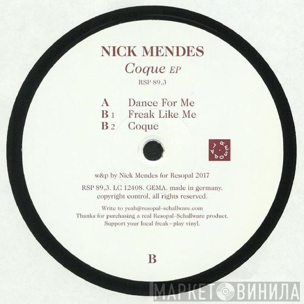Nick Mendes - Coque EP
