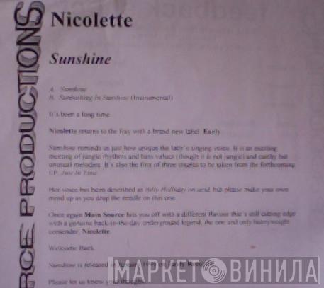 Nicolette - Sunshine