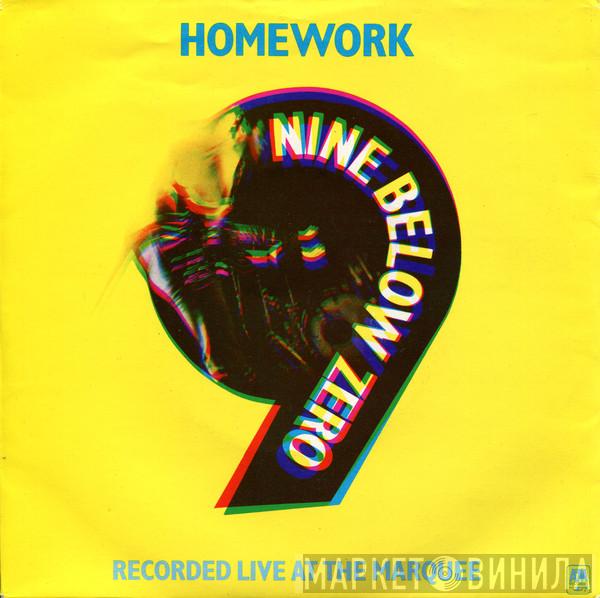Nine Below Zero - Homework