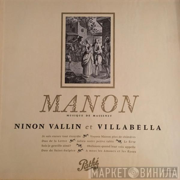 , Ninon Vallin  Miguel Villabella  - Manon - J. Massenet