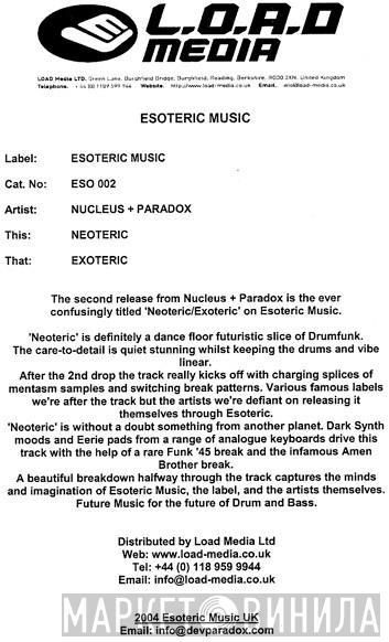  Nucleus & Paradox  - Neoteric / Exoteric