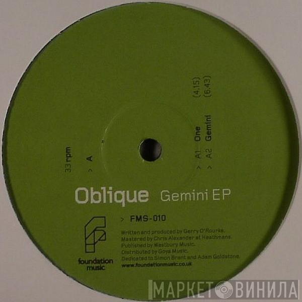 Oblique  - Gemini EP