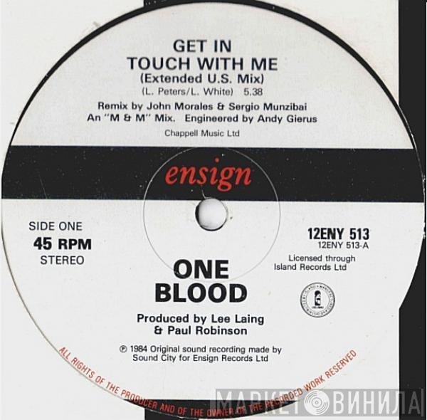 One Blood - Get In Touch With Me