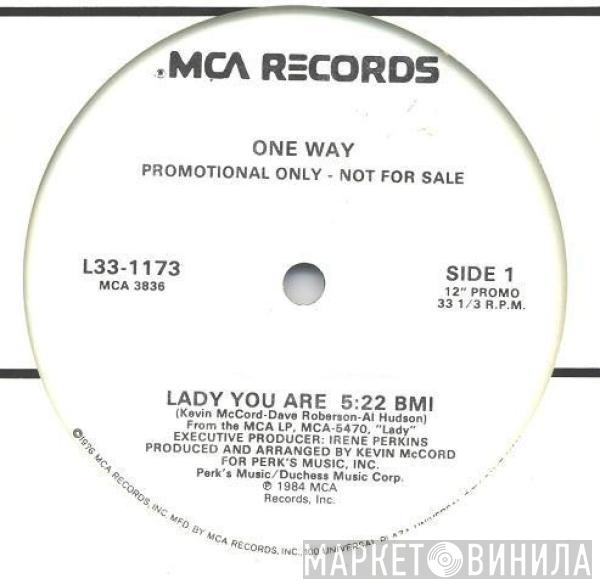 One Way - Lady You Are