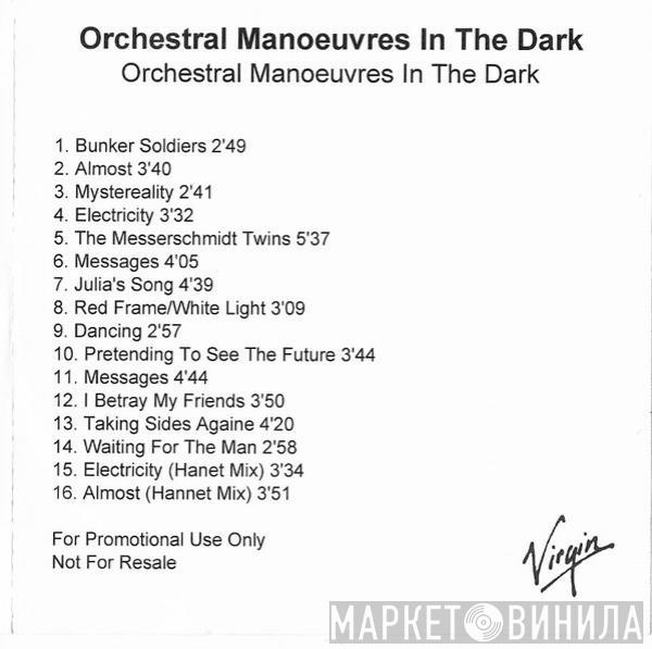  Orchestral Manoeuvres In The Dark  - Orchestral Manoeuvres In The Dark