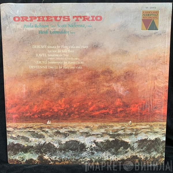 Orpheus Trio, Claude Debussy, Maurice Ravel, Gabriel Fauré, François Devienne - Sonata For Flute, Viola And Harp, Syrinx For Solo Flute / Sonatine En Trio / Impromptu For Harp, Op. 86 / Duo III For Flute And Viola