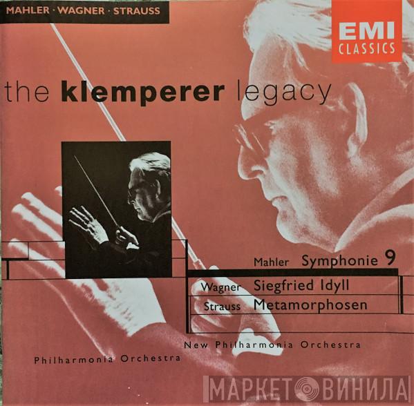 Otto Klemperer, Gustav Mahler, Richard Wagner, Richard Strauss, Philharmonia Orchestra, New Philharmonia Orchestra - Symphonie 9, Siegfried Idyll, Metamorphosen