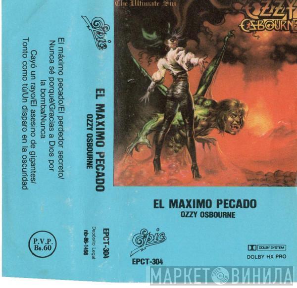  Ozzy Osbourne  - The Ultimate Sin = El Maximo Pecado