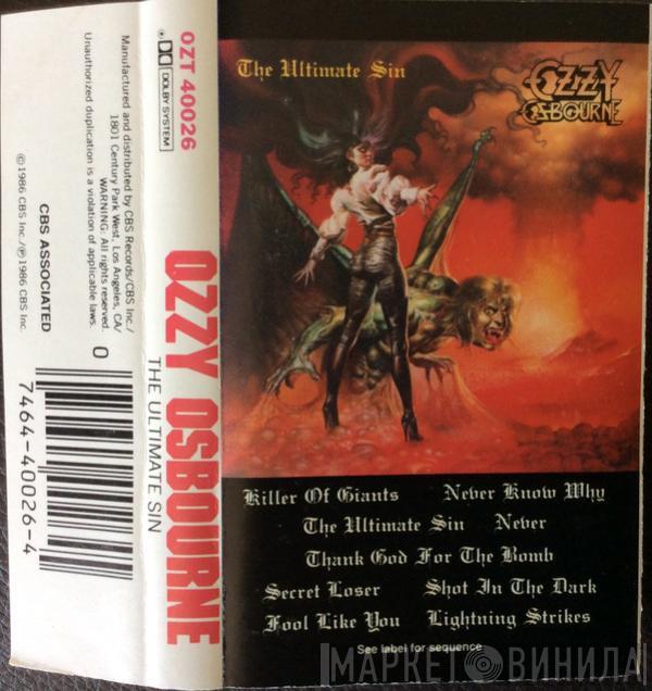  Ozzy Osbourne  - The Ultimate Sin