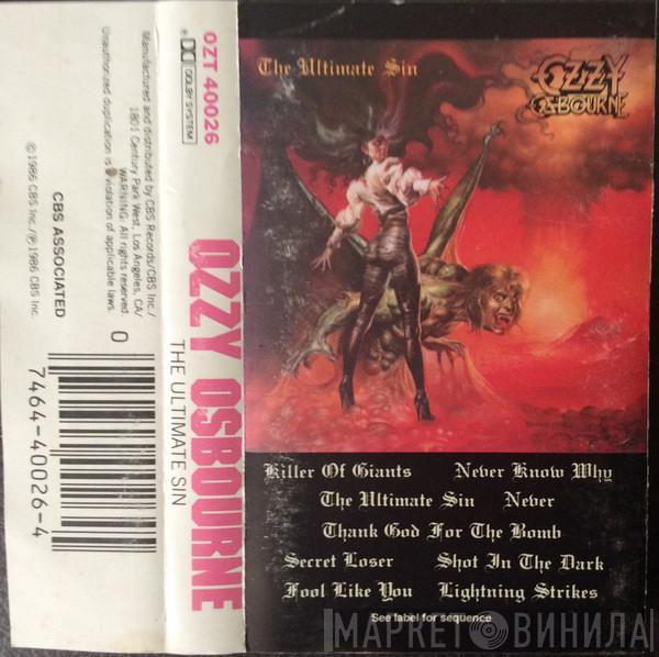  Ozzy Osbourne  - The Ultimate Sin
