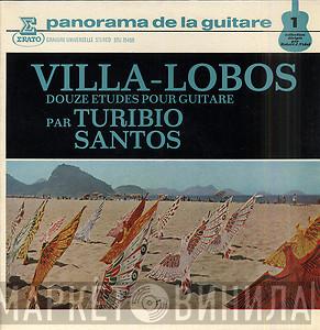 Par Heitor Villa-Lobos  Turibio Santos  - Douze Etudes Pour Guitare