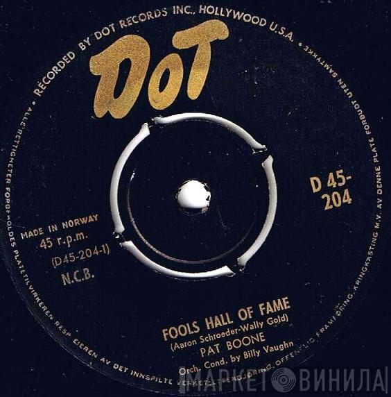  Pat Boone  - Fools Hall Of Fame