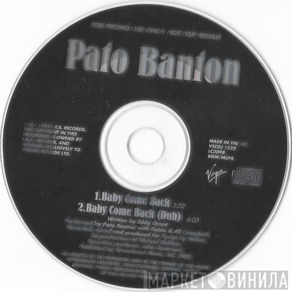  Pato Banton  - Baby Come Back