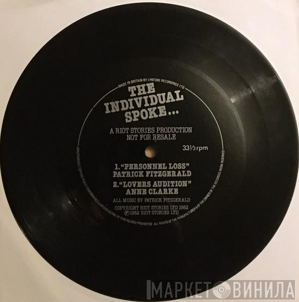 Patrik Fitzgerald, Anne Clark - The Individual Spoke ...
