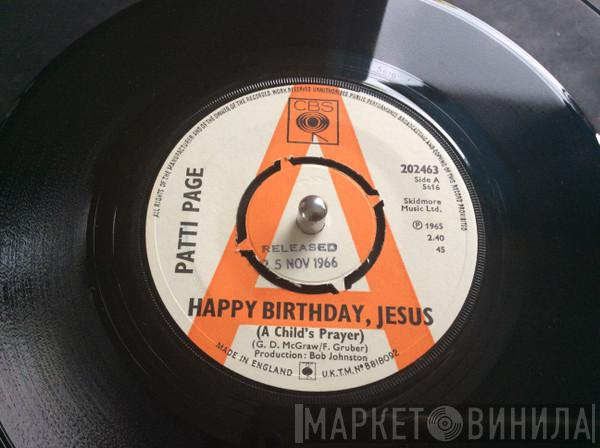  Patti Page  - Happy Birthday, Jesus (A Child's Prayer) / Christmas Bells