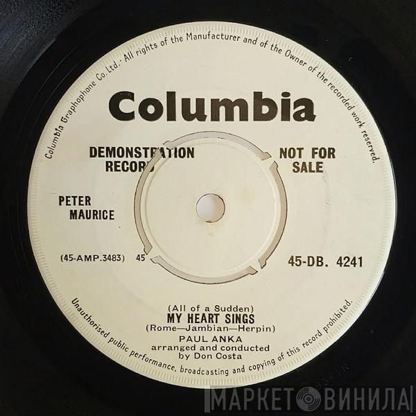  Paul Anka  - (All Of A Sudden) My Heart Sings