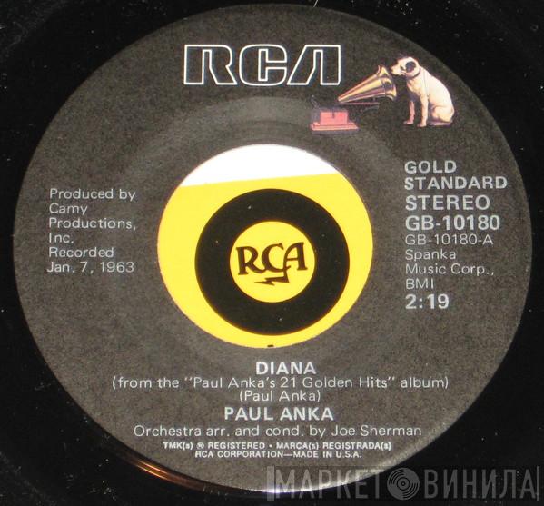  Paul Anka  - Diana / Put Your Head On My Shoulder