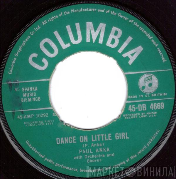 Paul Anka - Dance On Little Girl / I Talked To You (On The Telephone)