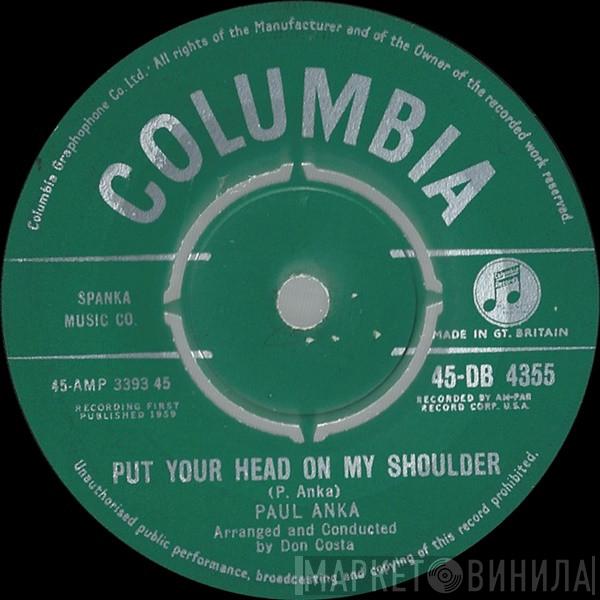 Paul Anka - Put Your Head On My Shoulder