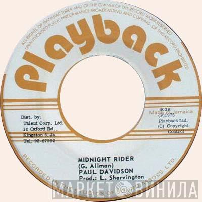 Paul Davidson  - Midnight Rider