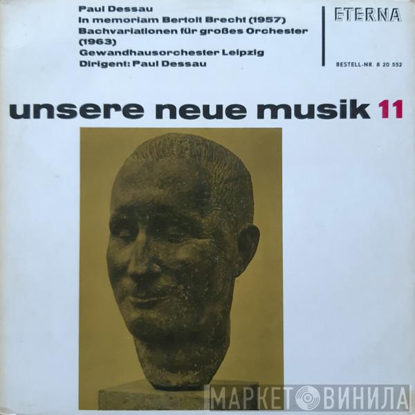 Paul Dessau, Gewandhausorchester Leipzig - In Memoriam Bertolt Brecht / Bachvariationen Für Großes Orchester