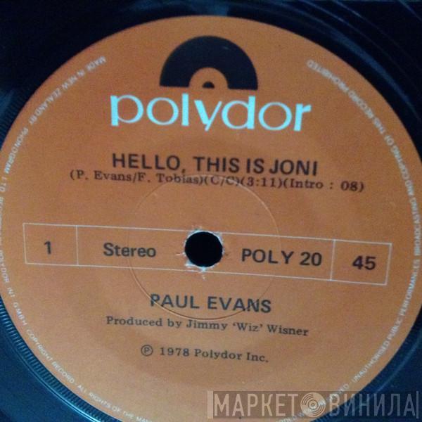  Paul Evans  - Hello, This Is Joni
