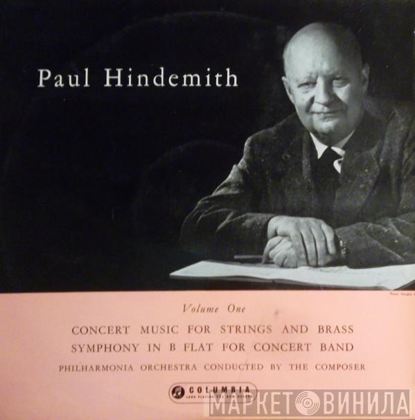 Paul Hindemith, Philharmonia Orchestra - Volume One: Concert Music For Strings And Brass, Op. 50 / Symphony In B Flat For Concert Band (1951)
