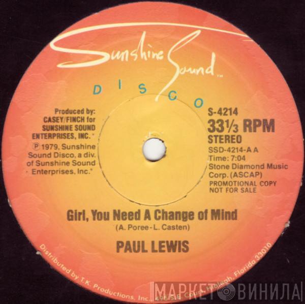 Paul Lewis - Girl, You Need A Change Of Mind / Inner City Blues