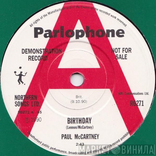  Paul McCartney  - Birthday
