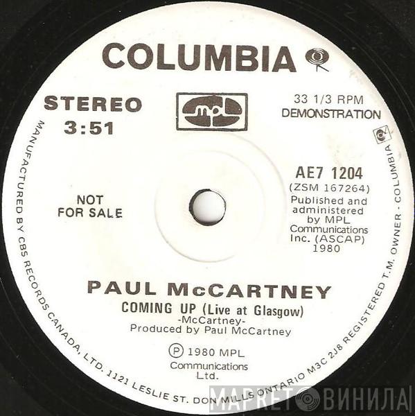 Paul McCartney - Coming Up (Live At Glasgow)