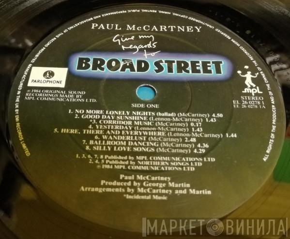  Paul McCartney  - Give My Regards To Broad Street