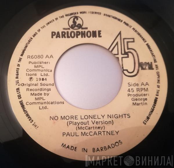  Paul McCartney  - No More Lonely Nights