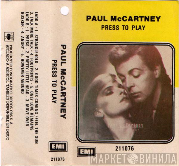  Paul McCartney  - Press To Play