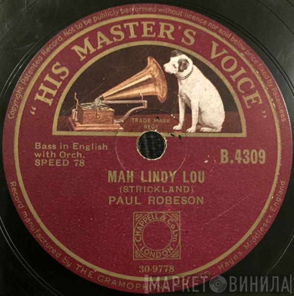  Paul Robeson  - Mah Lindy Lou / Ma Curly-Headed Baby
