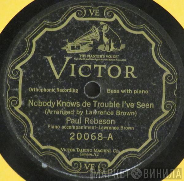  Paul Robeson  - Nobody Knows De Trouble I've Seen / Swing Low Sweet Chariot