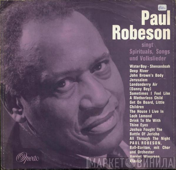  Paul Robeson  - Singt Spirituals, Songs Und Volkslieder