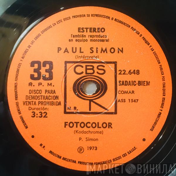  Paul Simon  - Fotocolor = Kodachrome / Me Ama Como Una Roca = Love Me Like A Rock