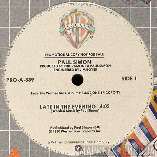  Paul Simon  - Late In The Evening / How The Heart Approaches What It Yearns