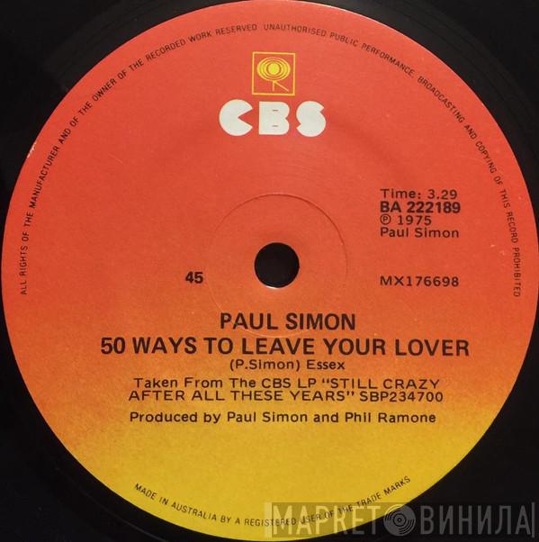  Paul Simon  - 50 Ways To Leave Your Lover