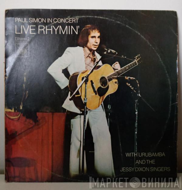  Paul Simon  - Live Rhymin'