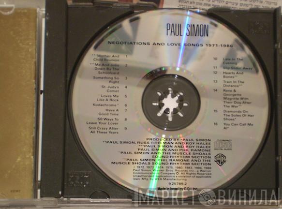  Paul Simon  - Negotiations And Love Songs (1971-1986)