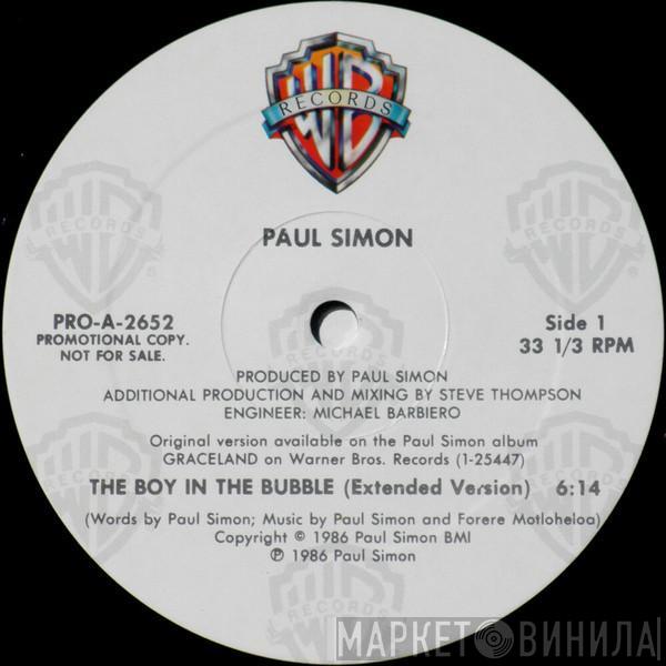  Paul Simon  - The Boy In The Bubble (Extended Version)