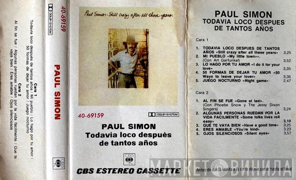  Paul Simon  - Todavía Loco Después De Tantos Años
