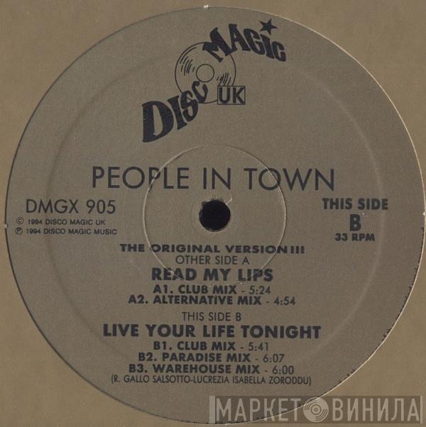 People In Town - Read My Lips